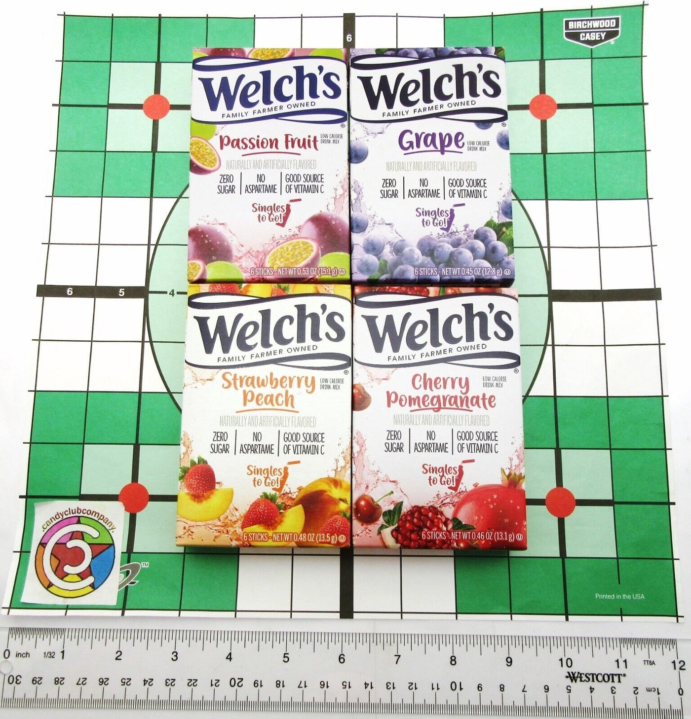 Welch's Variety ~ Packets ~ Zero Sugar ~ 4 Flavor Drink Mixes