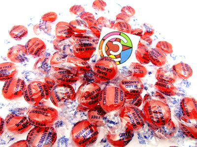 Coastal Bay Fat / SUGAR FREE 16oz Wild Cherry Fruit Flavor Hard Candy One Pound