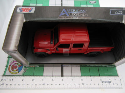 2021 Jeep Gladiator Overland ~ Red ~ 1:27 Die Cast ~ American Legends