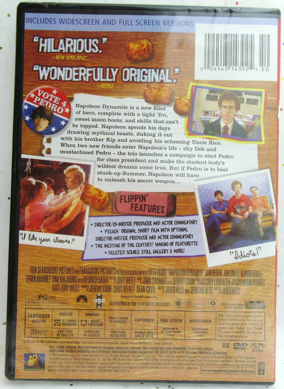 Napoleon hot dynamite DVD movie