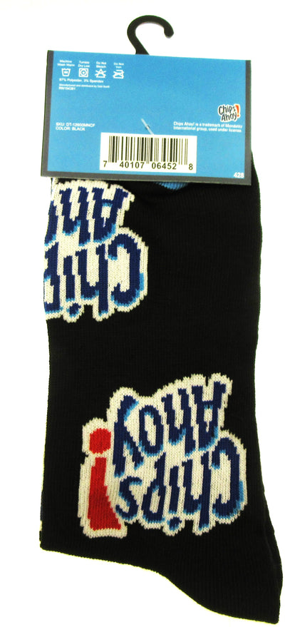 One Pair of Chips Ahoy Crew Socks for Men Shoe Sizes 6 - 12