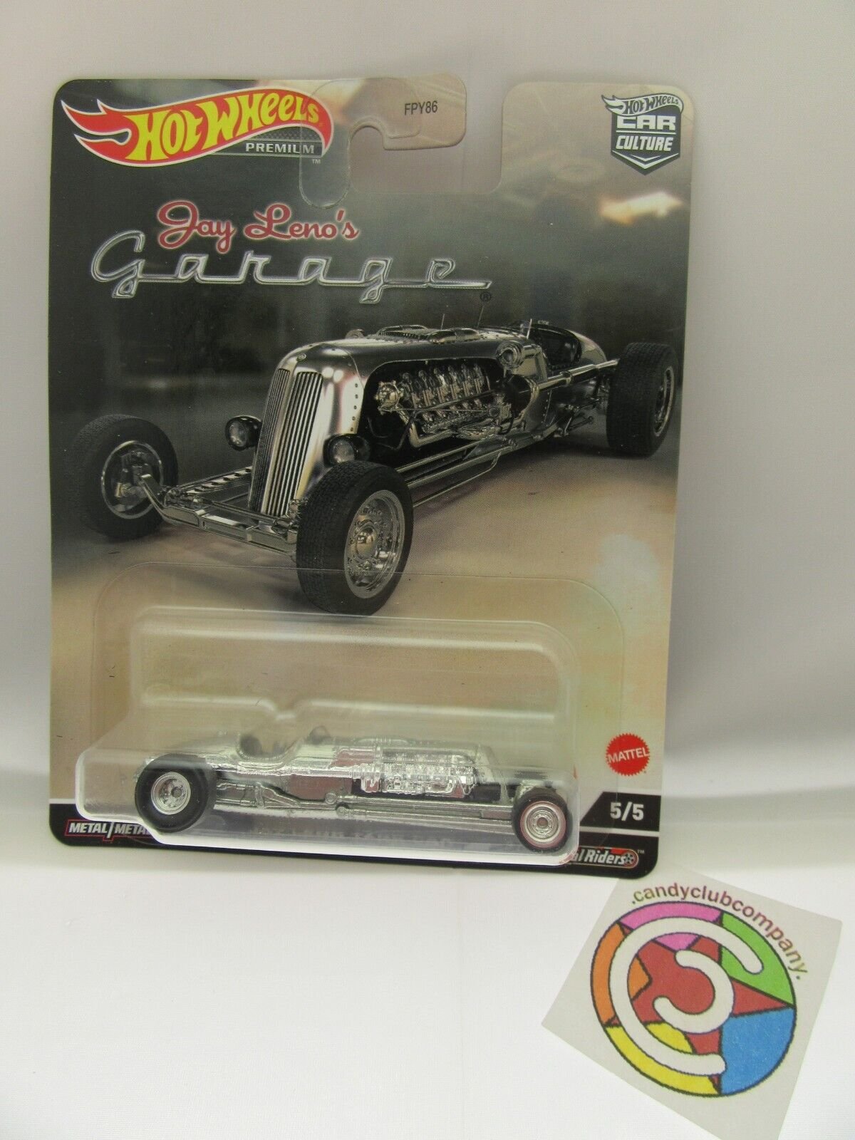 Jay Leno's Garage ~ TANK Car  ~ Hot Wheels Premium ~ Die Cast