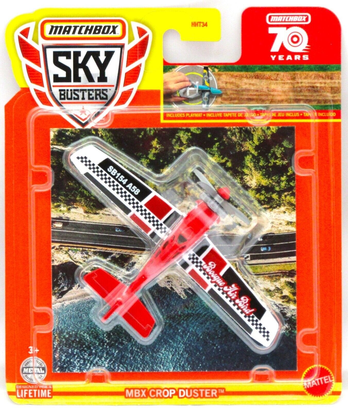 Matchbox Sky Busters Crop Duster ~ Die Cast Plane