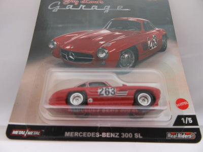 Jay Leno's Garage ~ Mercedes Benz 300 SL  ~ Hot Wheels Premium ~ Die Cast