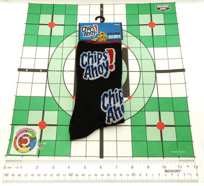 One Pair of Chips Ahoy Crew Socks for Men Shoe Sizes 6 - 12