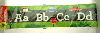 Teaching Tree Alphabet Border Educational Poster - Road