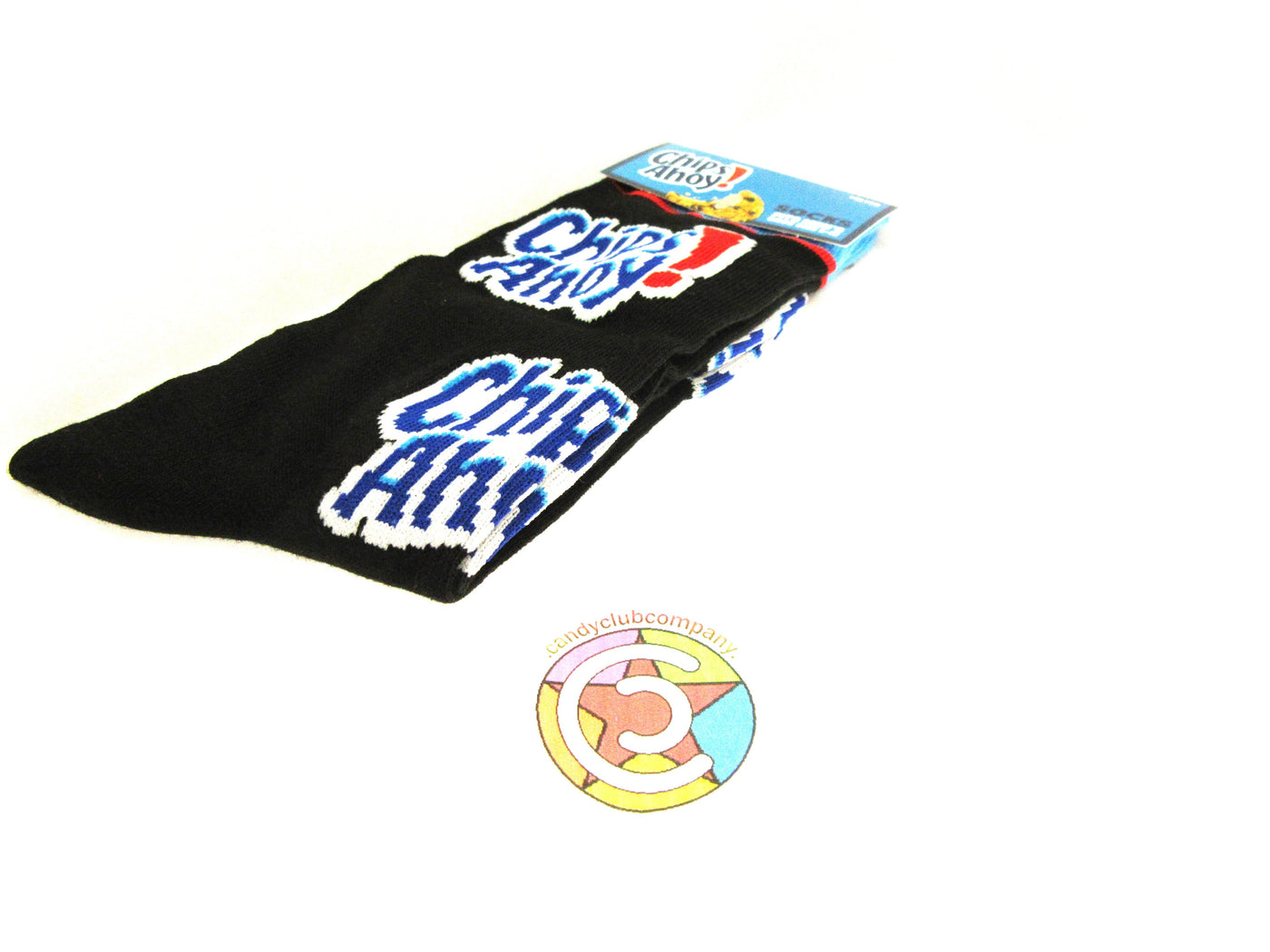 One Pair of Chips Ahoy Crew Socks for Men Shoe Sizes 6 - 12