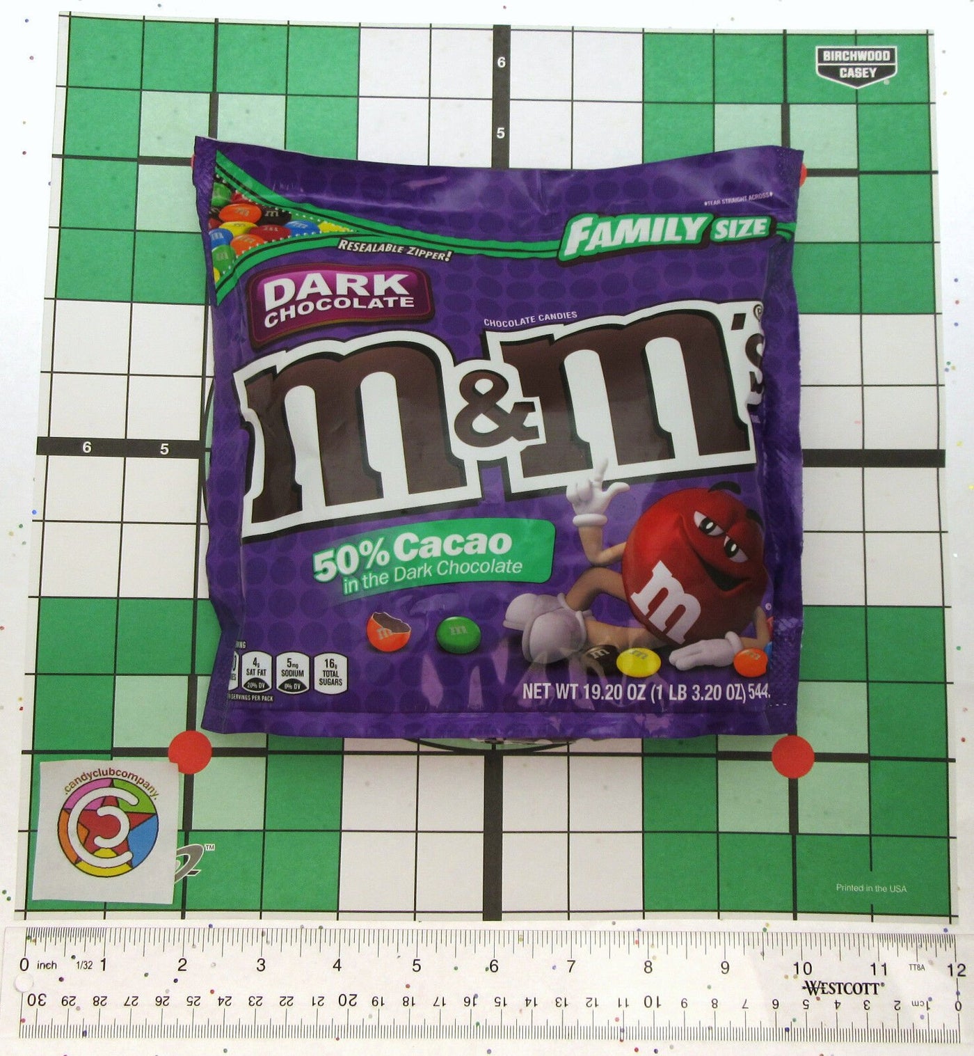  M&M'S Dark Chocolate Candy, Family Size, 18 oz Resealable Bulk  Candy Bag : M&M'S: Grocery & Gourmet Food