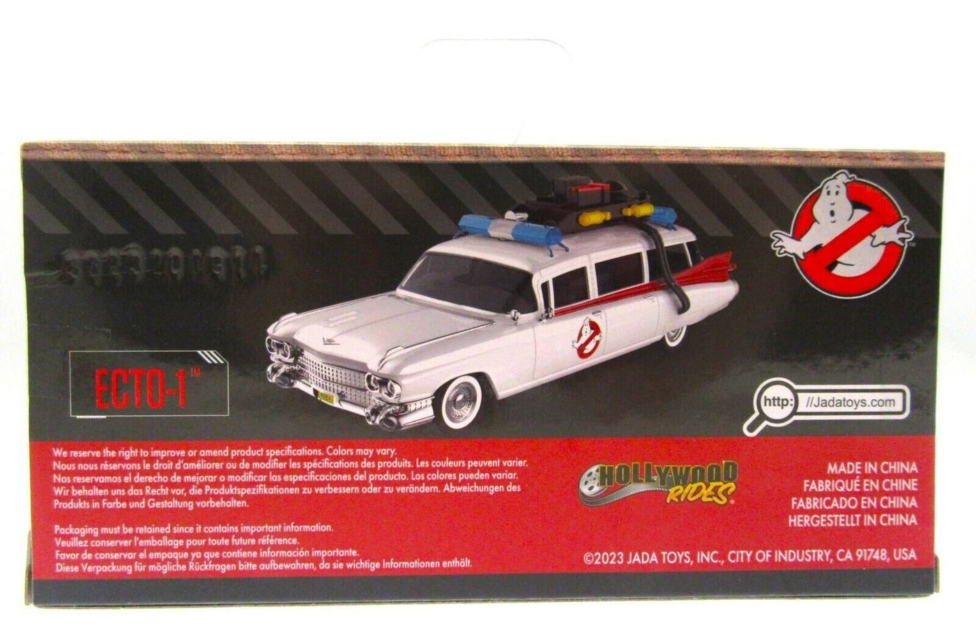  Jada Toys Hollywood Rides: Ghostbusters ECTO-1 White 1: 24  Scale : Toys & Games