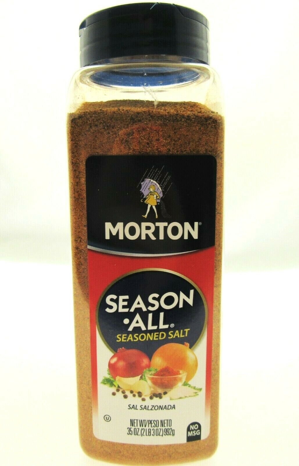 Morton Season All Seasoned Salt ~ No MSG ~ 35 oz ~ Mortons