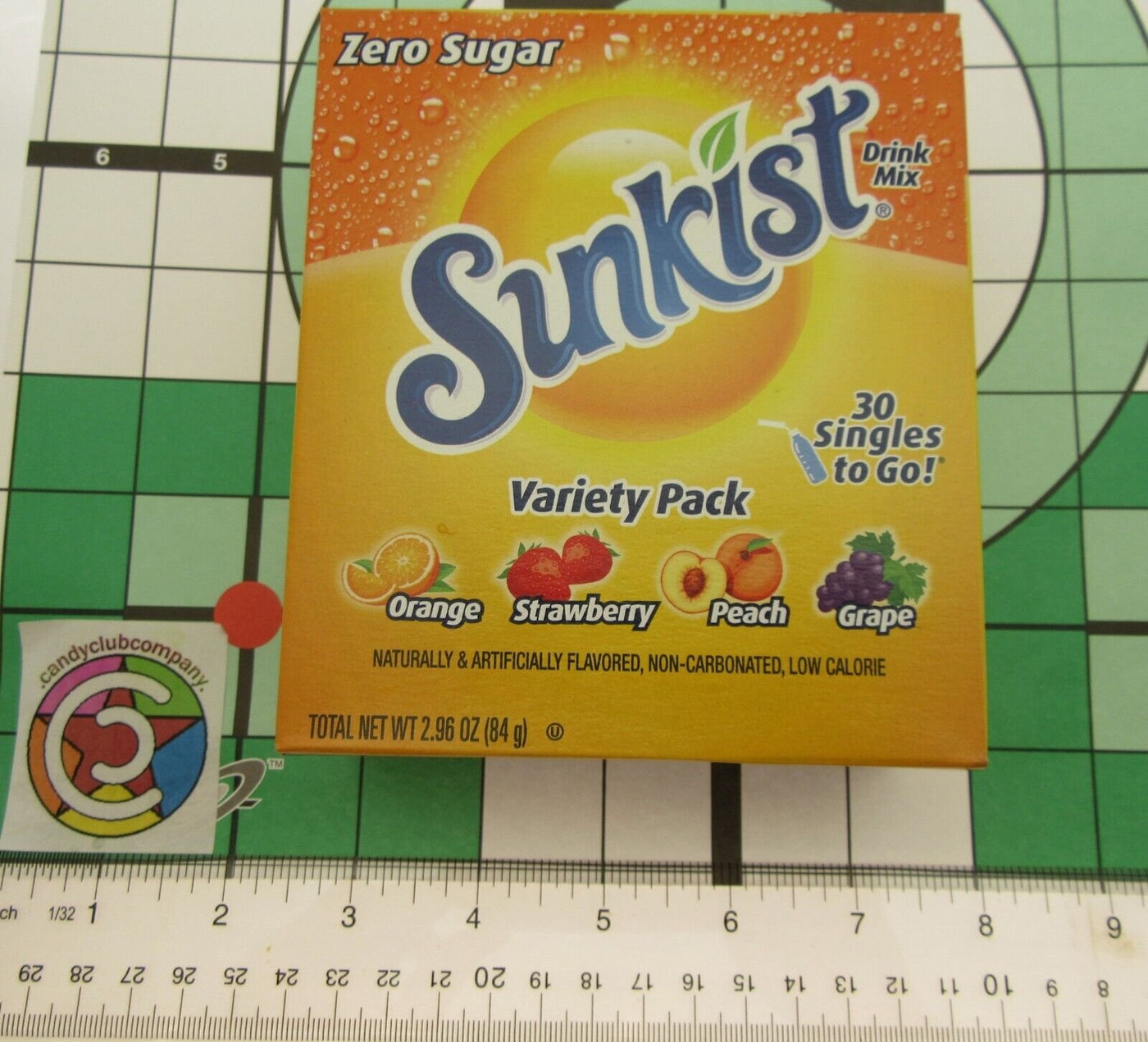 NEW! Sunkist ~ 30 Sticks ~ Zero Sugar Free ~ Drink Mix