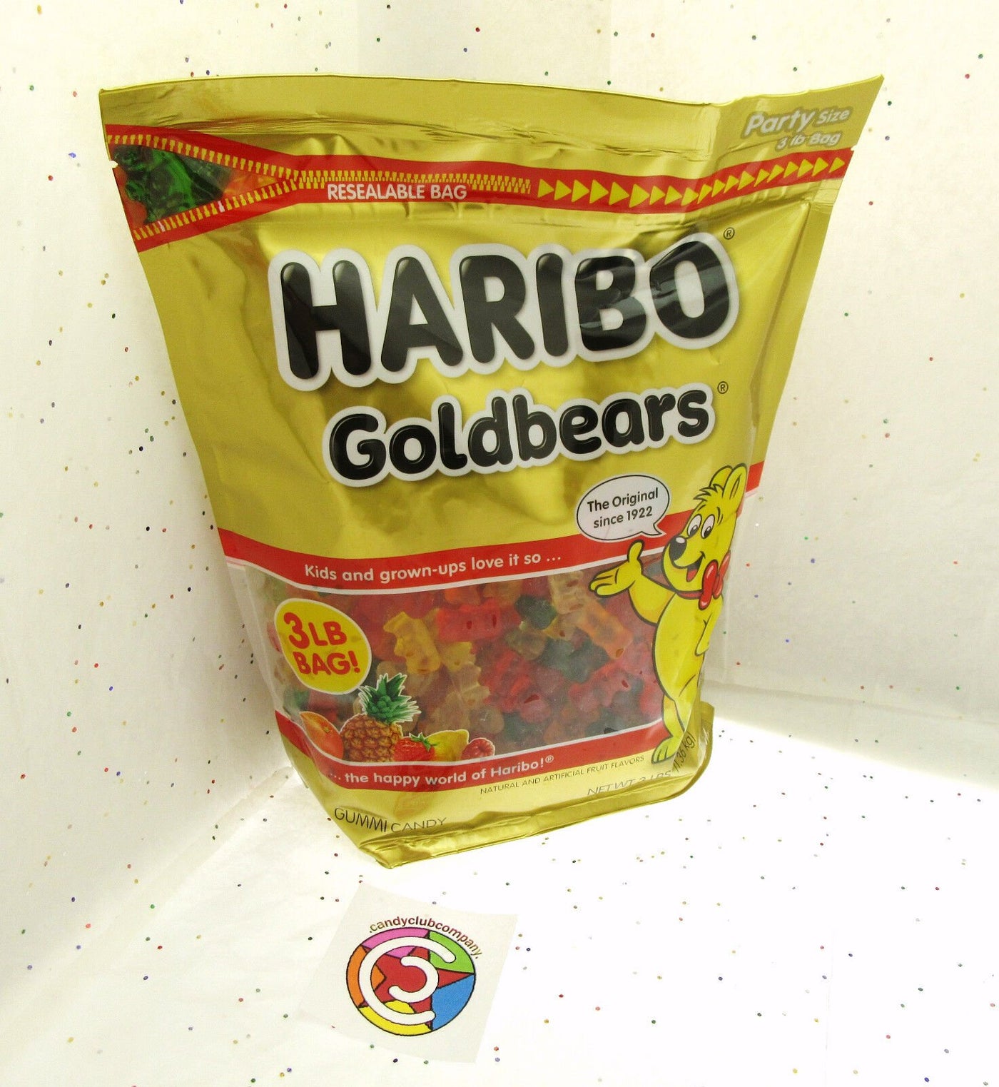 Haribo Goldbears Original Gummy Bears Bag, 3 lb, Size: 3 lbs